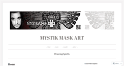 Desktop Screenshot of mystikmask.com